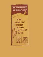 whiskey well, 1964 wooden