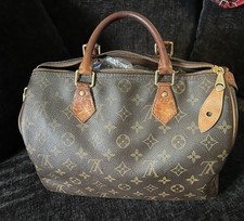 Autentica borsa a mano vintage Louis Vuitton Monogram Speedy 30 con certificato di autenticità