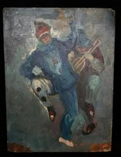 Dipinto olio tavola - dipinto,