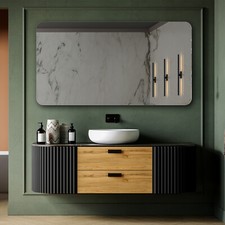 Specchio da parete arrotondato