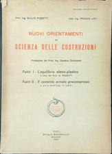 NUOVI ORIENTALI DI SCIENZA DELLE COSTRUZIONI AA.VV. VIVI STUDIO EDITORIALE 1947