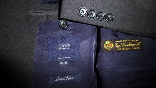 Tuta crew ludlow 40r w34 - j.crew,