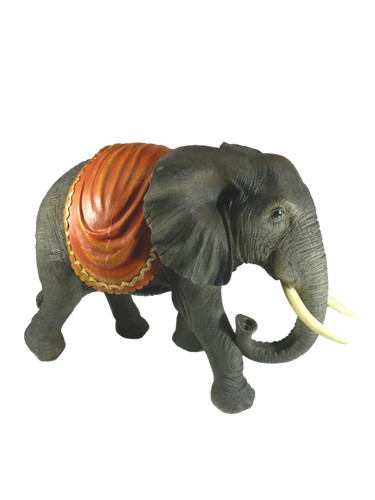 Elefante con sella per - per, pastori