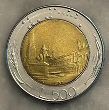 1987 italy 500 lire - lire,