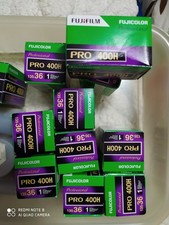 Lotto 5 Pellicole 35mm Fuji Fujifilm Fujicolor PRO 400H 2016 Conservate In Frigo