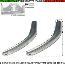 Leva Sblocco di Emergenza del Motore Elettrico BOB Per Cancello Benincà 2 Chiavi