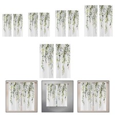 2 pezzi foglie verdi tende da