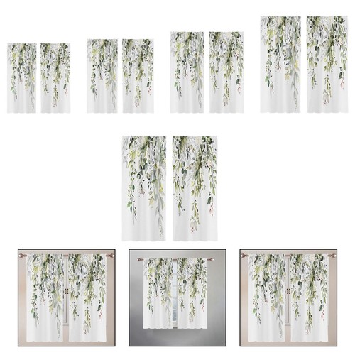 Pezzi foglie verdi tende - 2,