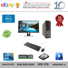 Postazione PC Dell i5 8GB HDD