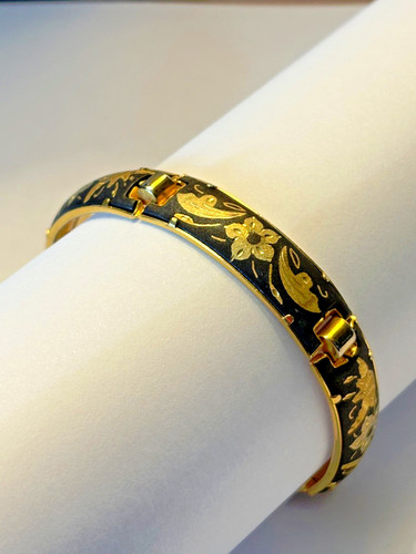Spanish toledo damascene bird - toledo,