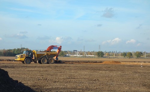 Photo 6x4 digging - 6x4, field
