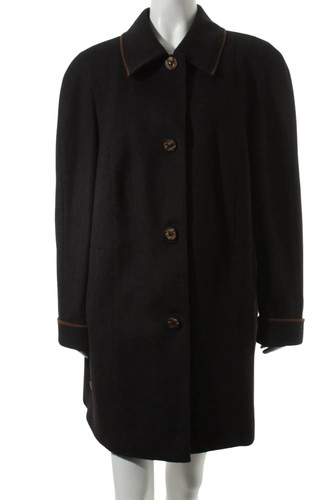 Cappotto lana donna nero - di,