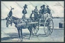 Catania Carretto Siciliano Asino cartolina ZT8347