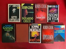Robin COOK Lotto 9 Libri SONNO MORTALE + EPIDEMIA + MORBO + SINDROME + SGUARDO +
