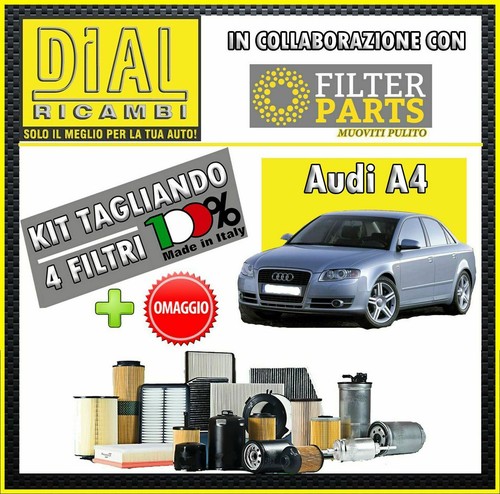 Kit tagliando filtri 4pz audi - 4pz,