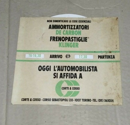 Disco orario vintage - orario,