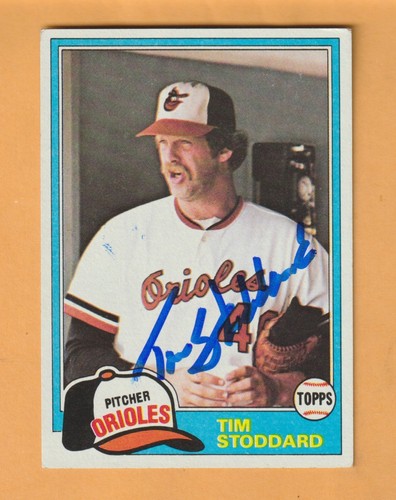 Tim stoddard baltimore orioles - tim,