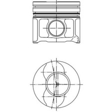 Pistone KOLBENSCHMIDT per OPEL