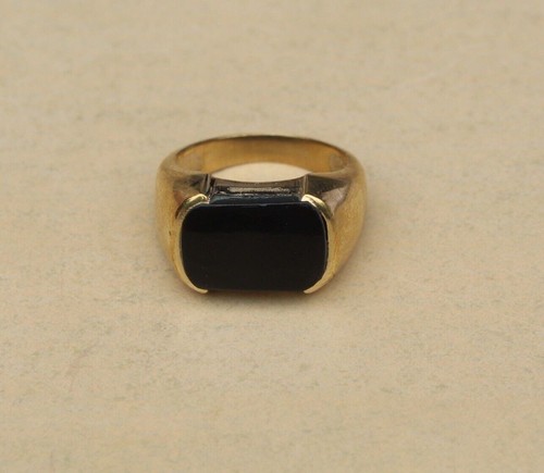 Anello pietra onice nera - anello,
