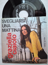 GRAZIELLA CIAIOLO SVEGLIARSI UNA MATTINA CETRA SP1461 1971 ITALIA 45 RPM 7"