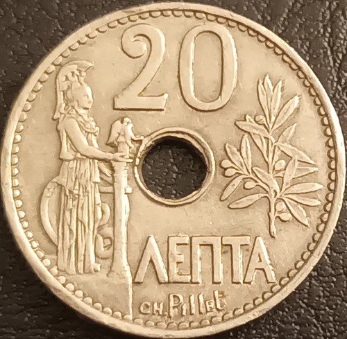 Grecia moneta lepton 1912 - 20,