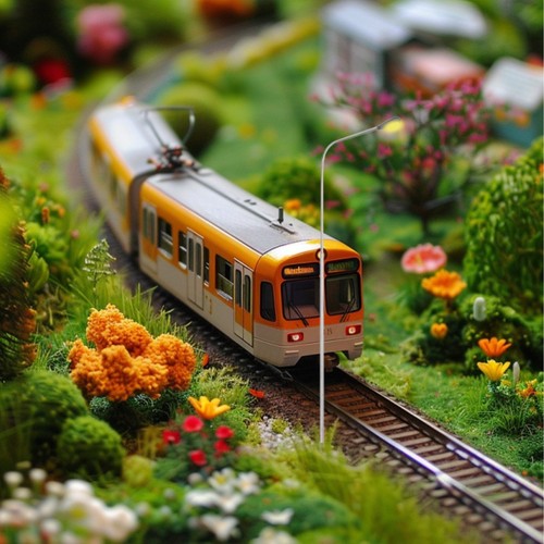 Modello ferrovia per lampada - ferrovia,
