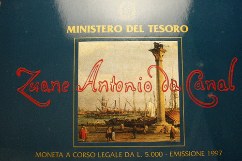 5000 lire argento 1997 - s,