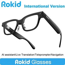 Rokid Glasses Occhiali Smart AI&AR con Fotocamera 12MP 89 Lingue Traduzione Live