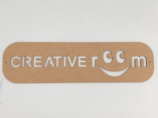 Sagoma mdf " Creative room"