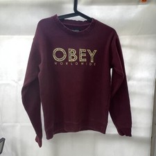 felpa vintage bordeaux Obey