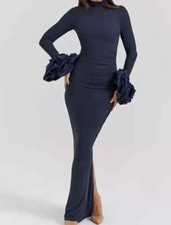Vestito Abito Elegante Lungo
