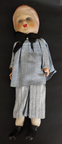 Bambola vintage composizione - bambola,