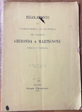 REGOLAMENTO DEL CONSORZIO DI