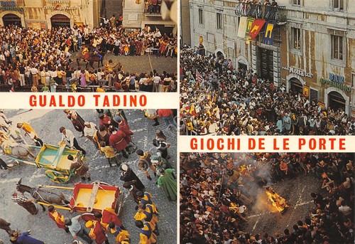 Cartolina gualdo tadino - cartolina,