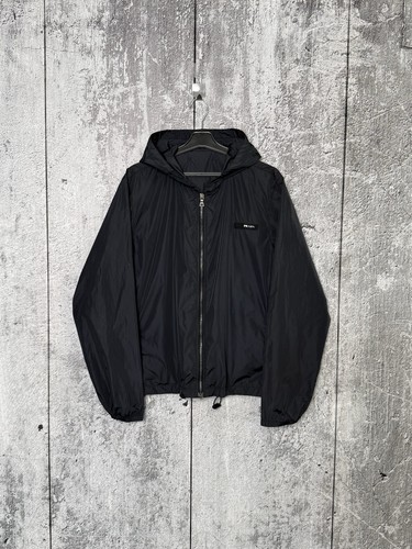 Giacca prada navy nylon con - in,