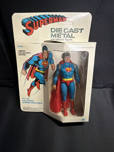 Superman die cast metal mego - die-cast,