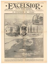 Raro giornale e mappa francese