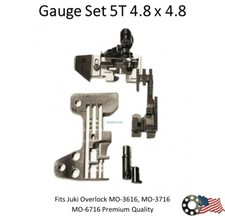 Set di manometri 5 filetti 4,8 x 4,8 piedino pressa Juki Overlock