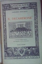 Boccacci DECAMERONE GIORNATA PRIMA formiggini