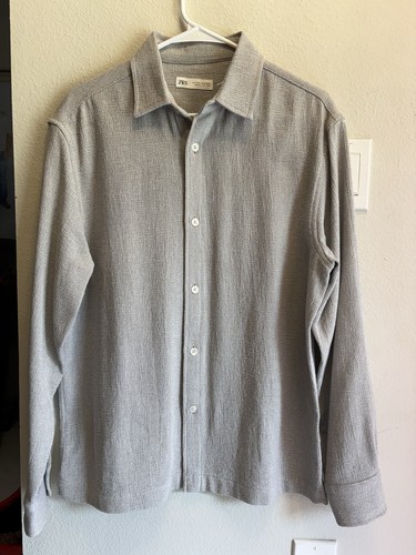 Zara camicia con bottoni uomo