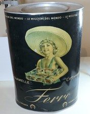 SCATOLA IN LATTA CARAMELLE FERRO & GRODER TORINO