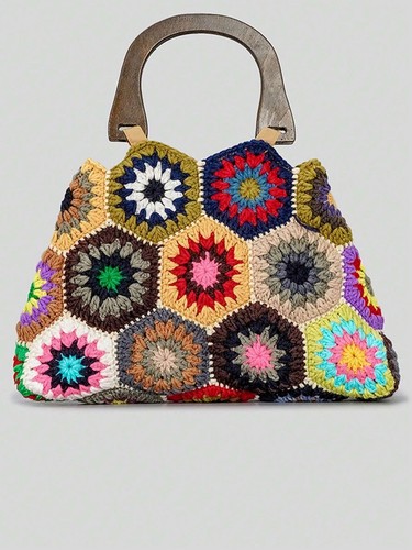 Borsa granny uncinetto funny - granny, uncinetto,