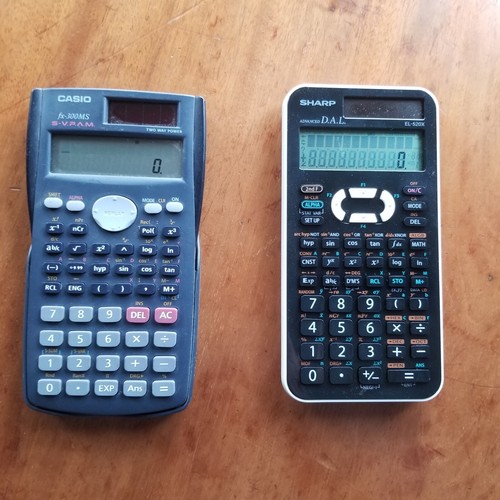 Casio 300ms and sharp - casio,