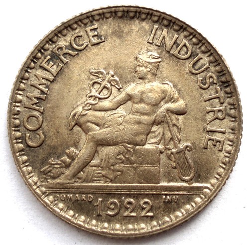 Francia franco 1922 - franco, km#876