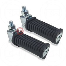 COPPIA POGGIAPIEDI PASSEGGERO PIEGHEVOLI VITE A M 10 UNIVERSALE MOTO CICLOMOTORI