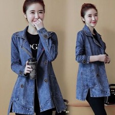 Giacca donna denim lunga