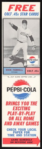 1963 pepsi cola houston - pepsi-cola, colt