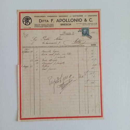 1930 ditta apollonio c - 1930,