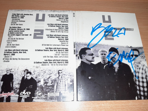 Autograph bono edge dvd - bono, &