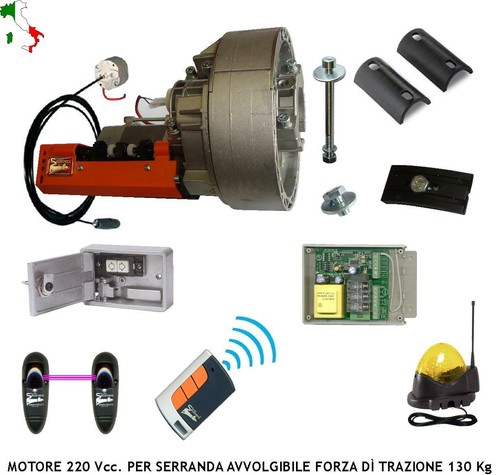 Motore serranda kit 160 - motore,